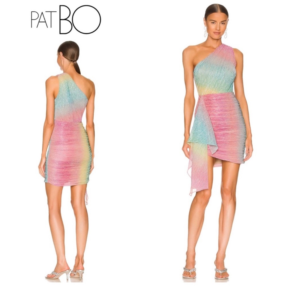 PatBo one shoulder mini dress. NWT. Size 8.